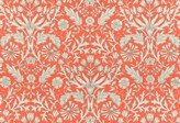 Covington Prints Flourish 378 CORAL RED